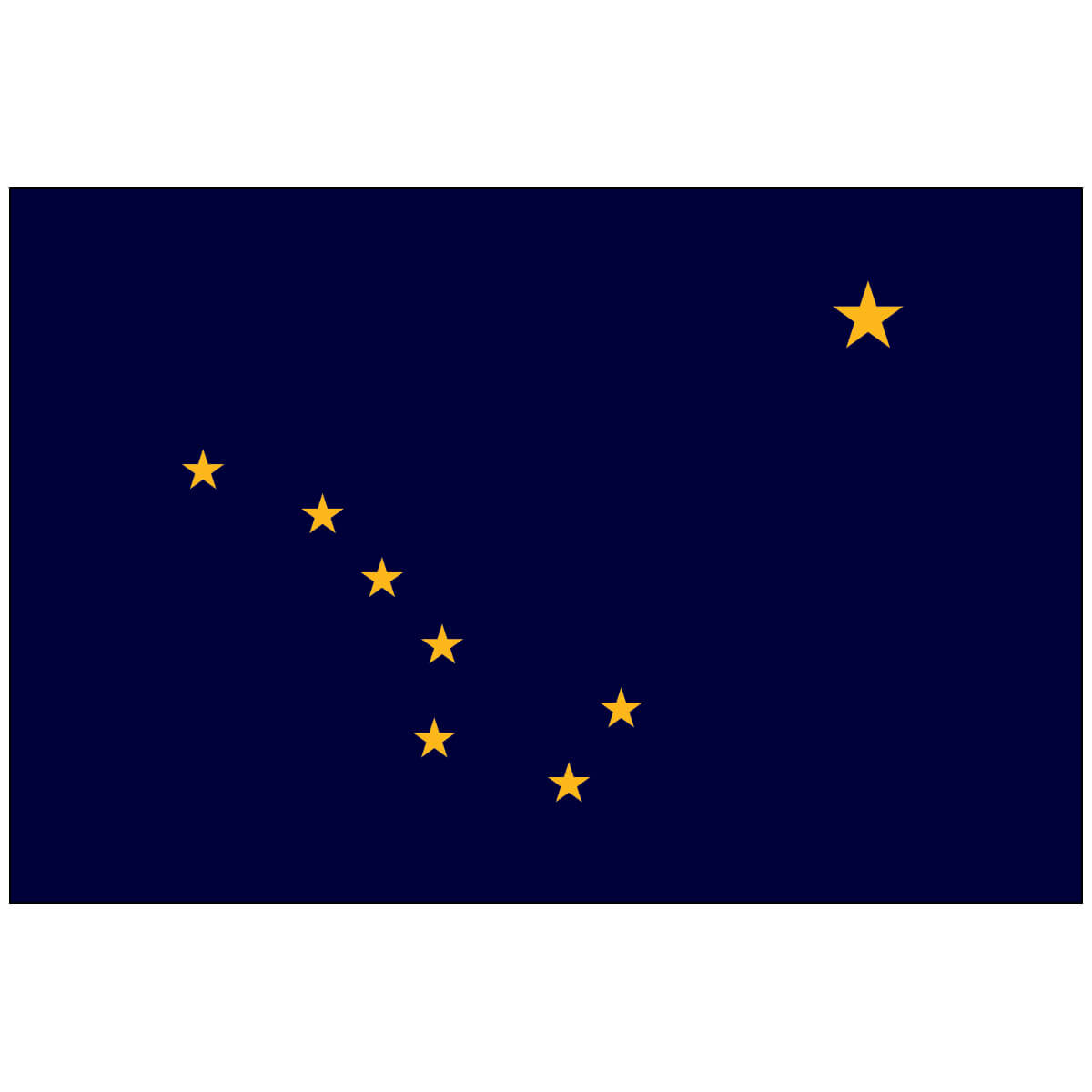 Nylon Alaska State Flag