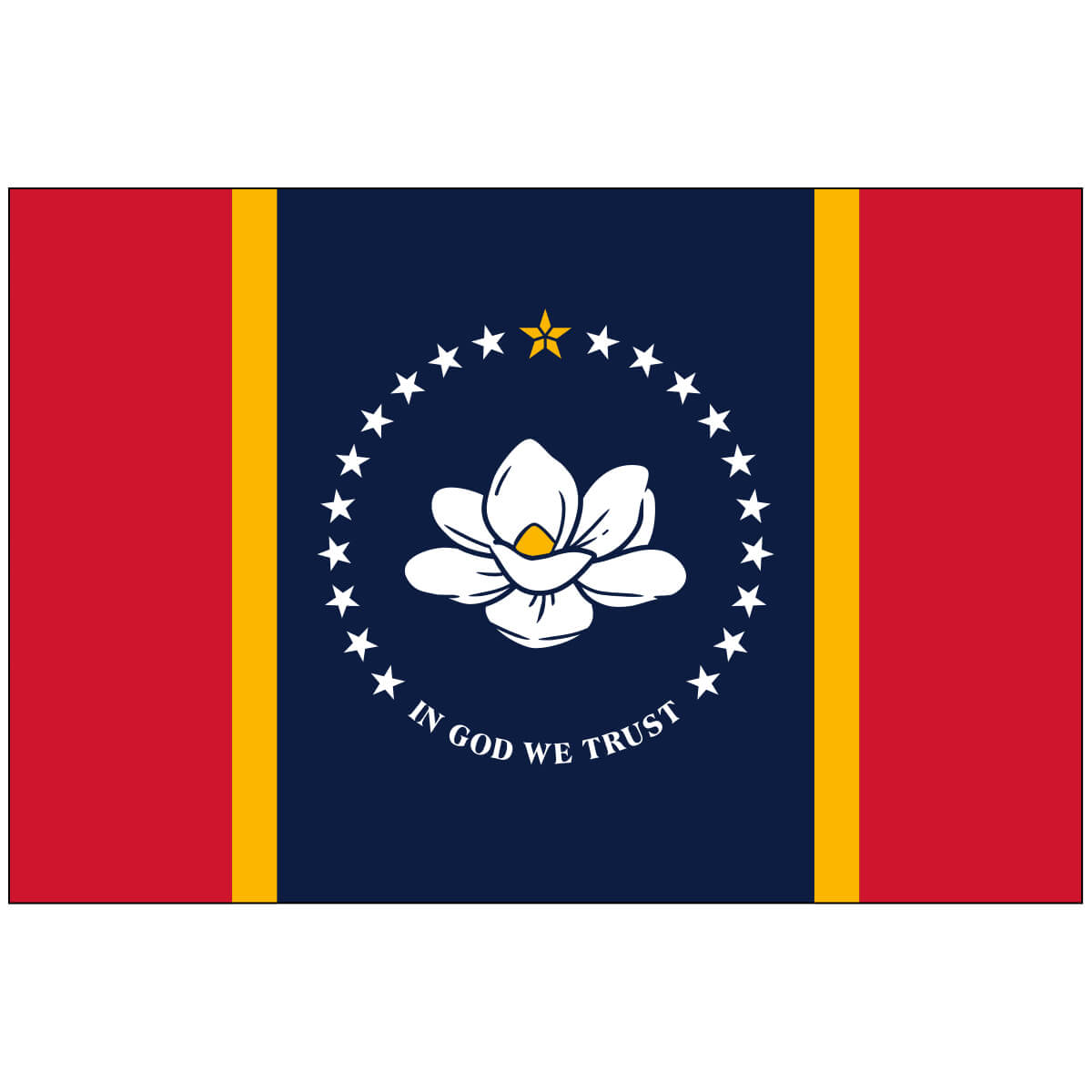 Nylon Mississippi State Flag