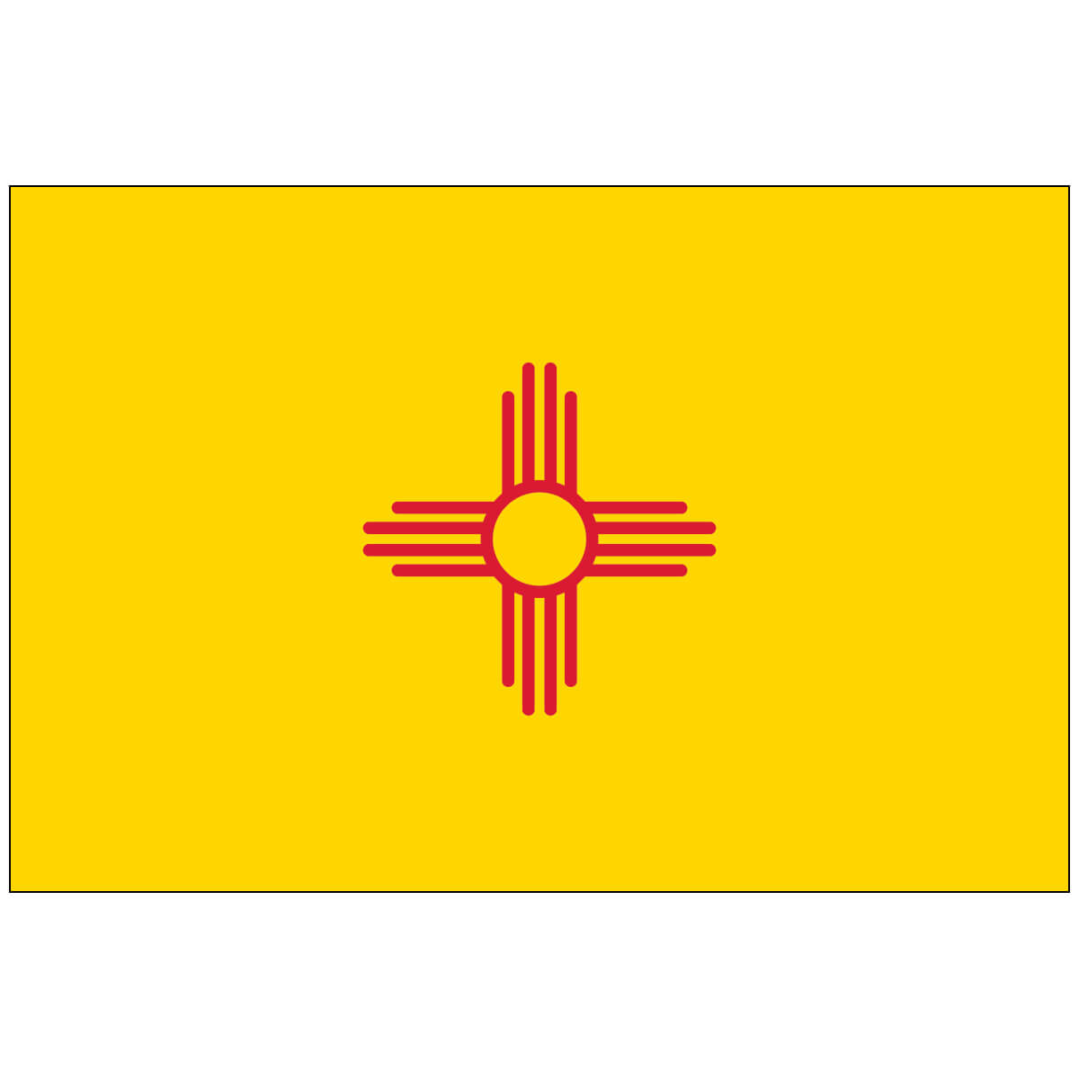 Nylon New Mexico State Flag