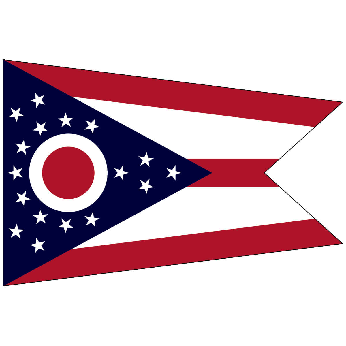 Nylon Ohio State Flag