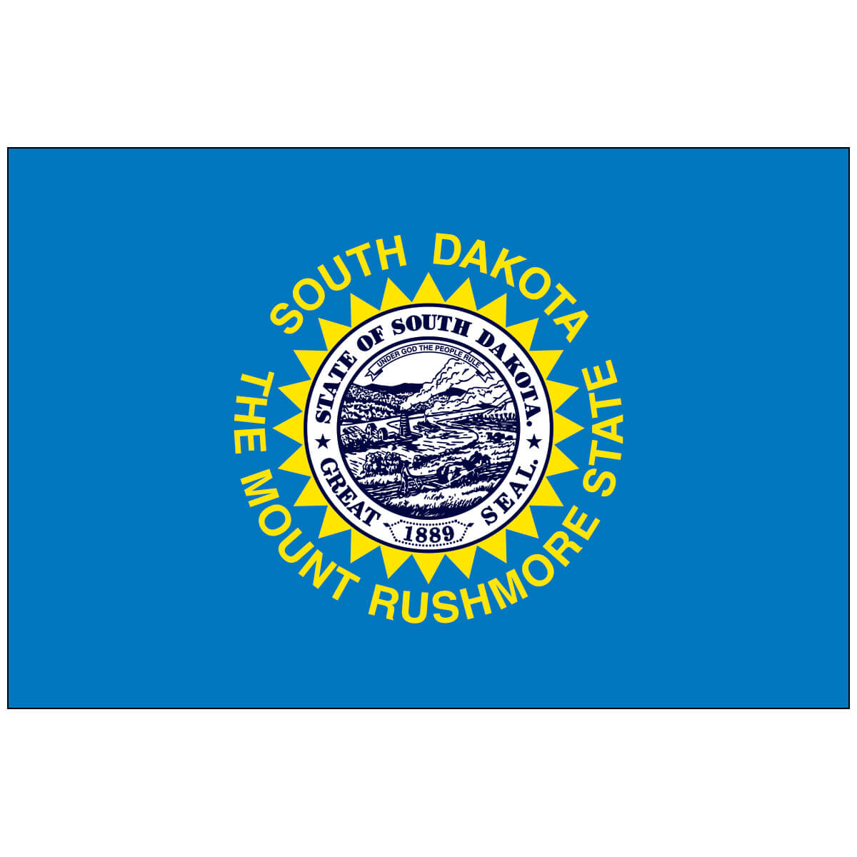 Nylon South Dakota State Flag