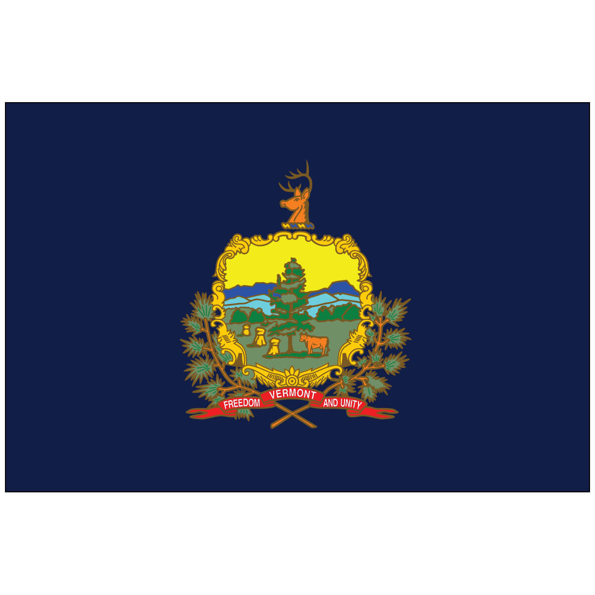 Nylon Vermont State Flag