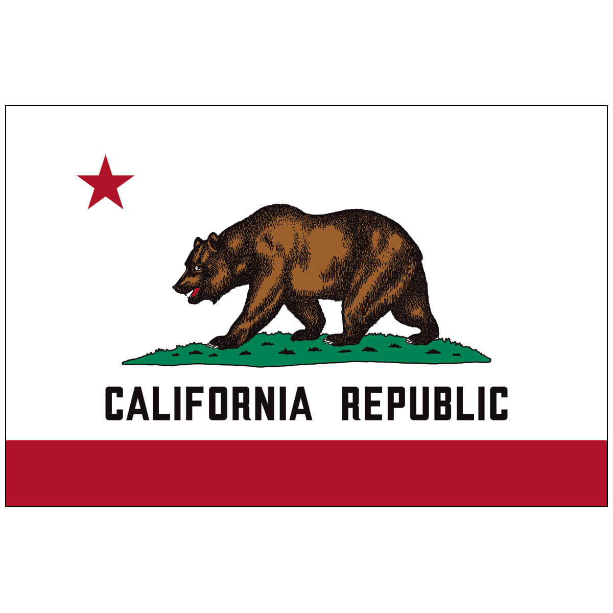 Poly-Max California State Flag