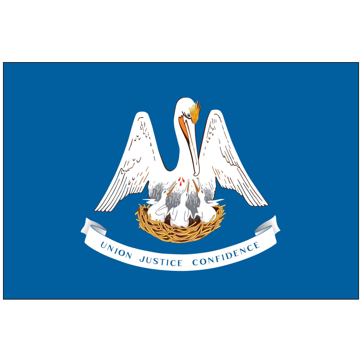 Poly-Max Louisiana State Flag