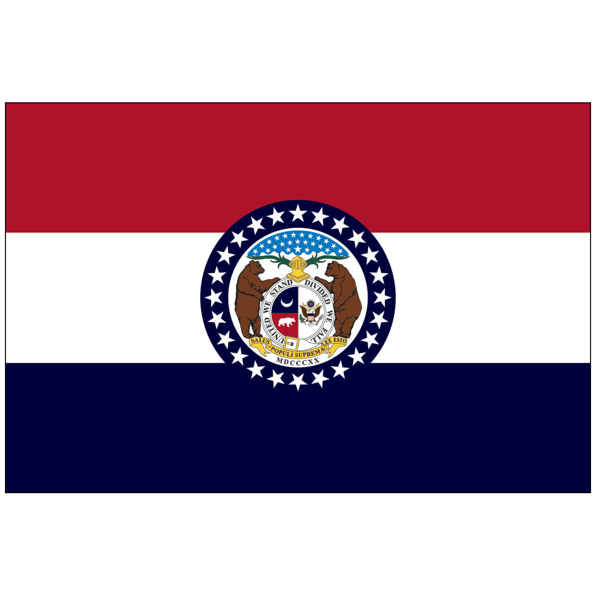Poly-Max Missouri State Flag