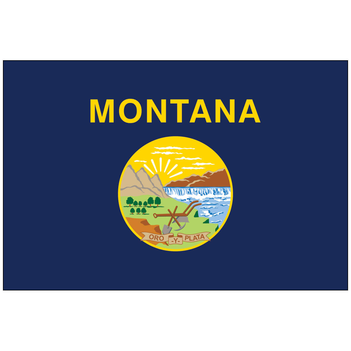 Poly-Max Montana State Flag