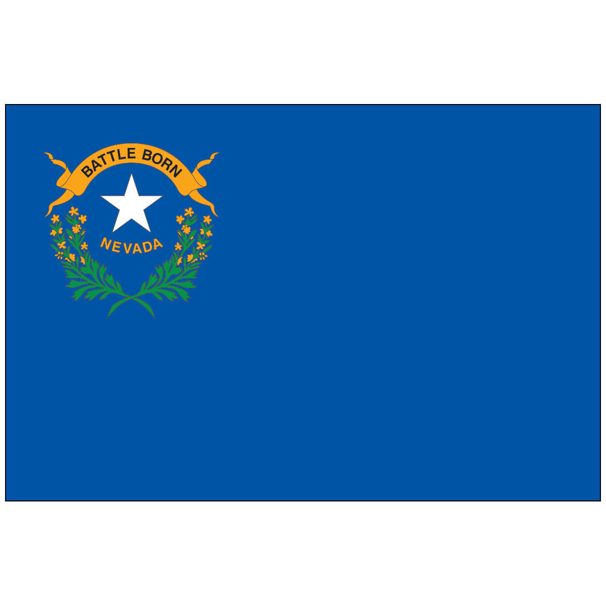 Poly-Max Nevada State Flag