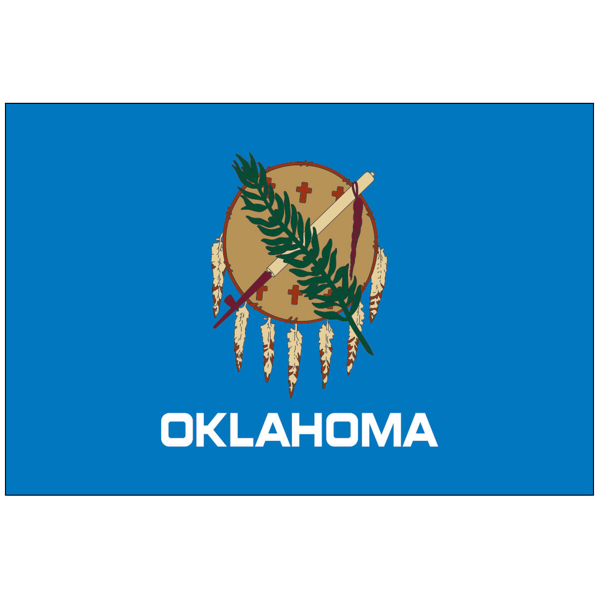 Poly-Max Oklahoma State Flag
