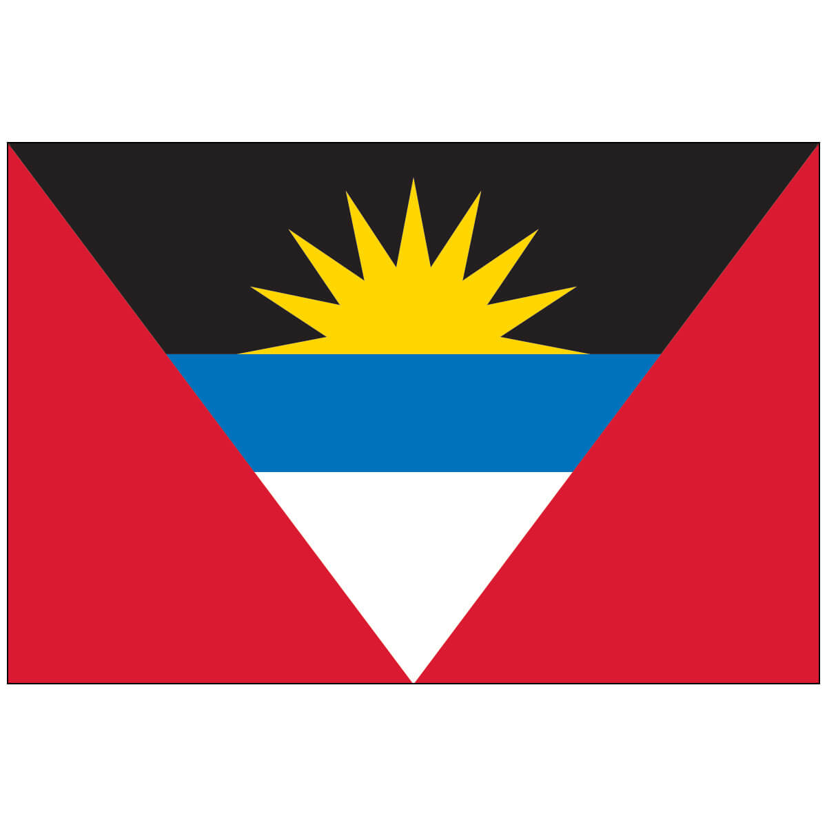 Nylon Antigua & Barbuda Flag