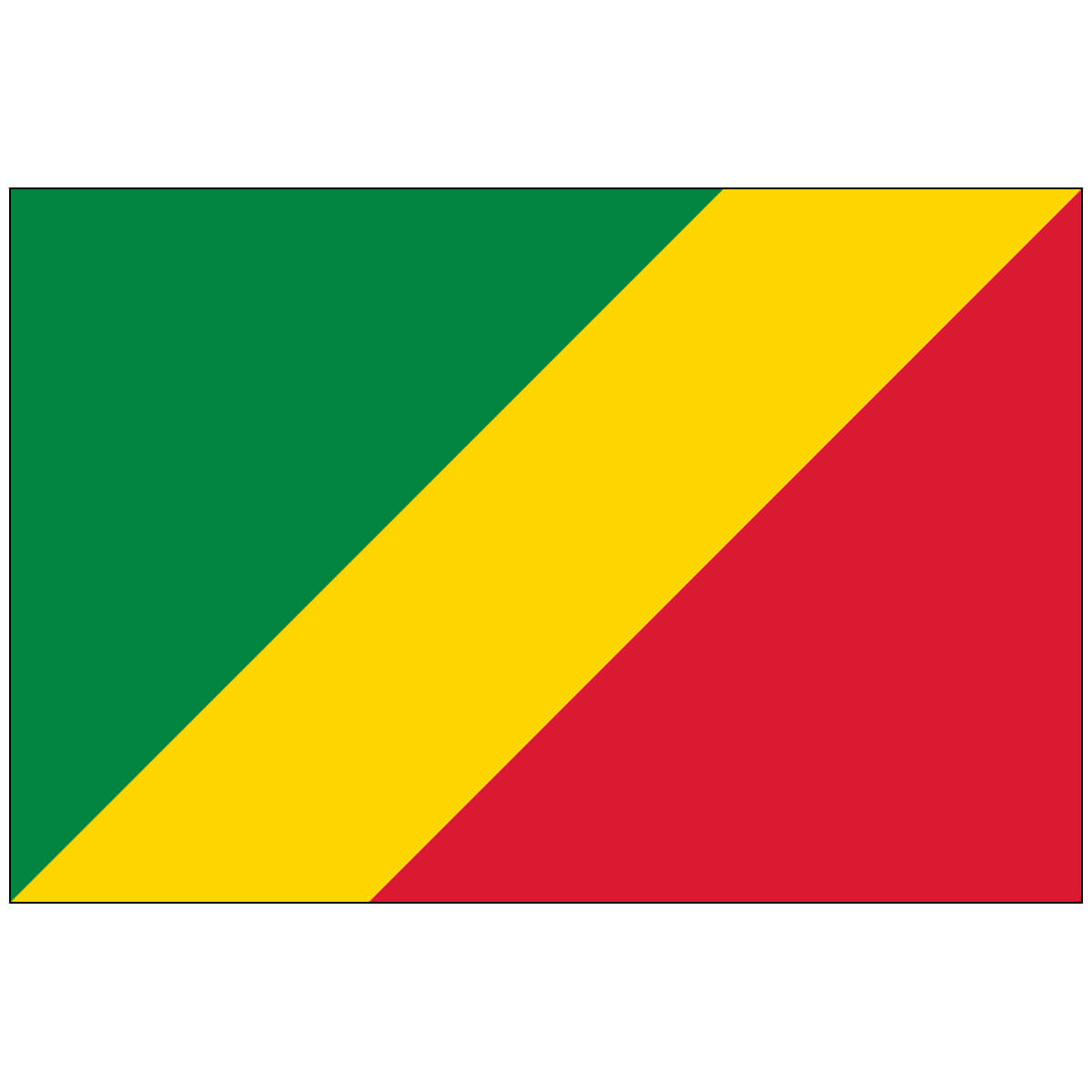 Nylon Congo Republic Flag