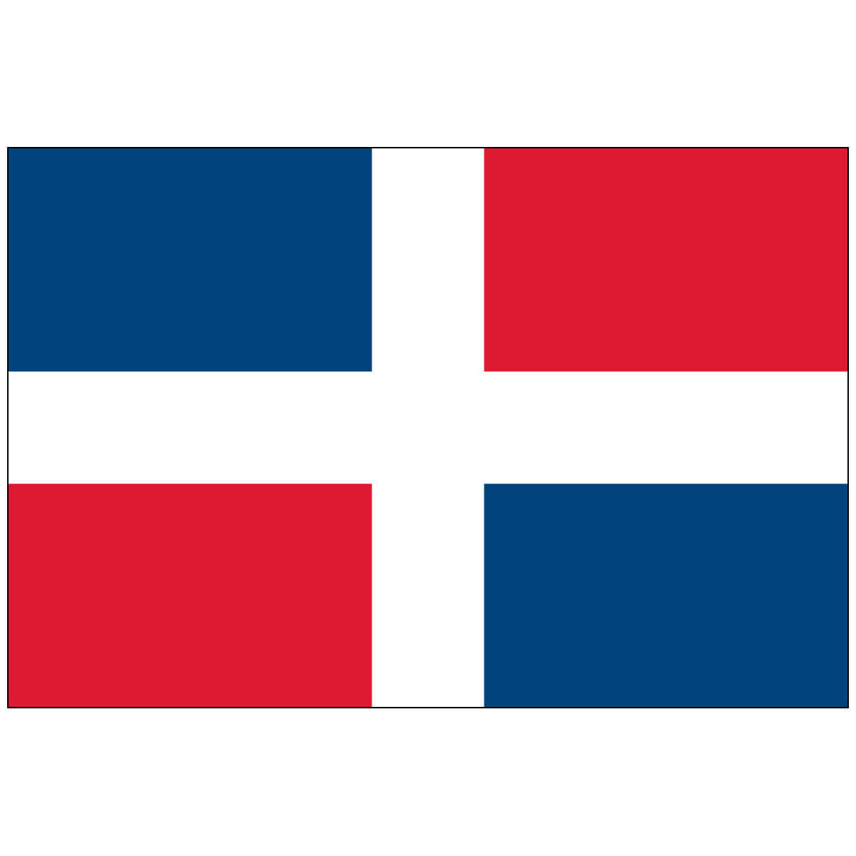 Nylon Dominican Republic Flag