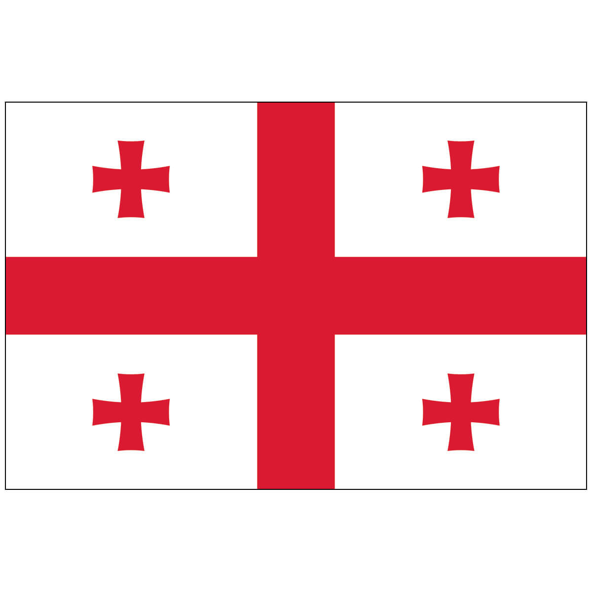 Nylon Georgia Republic Flag
