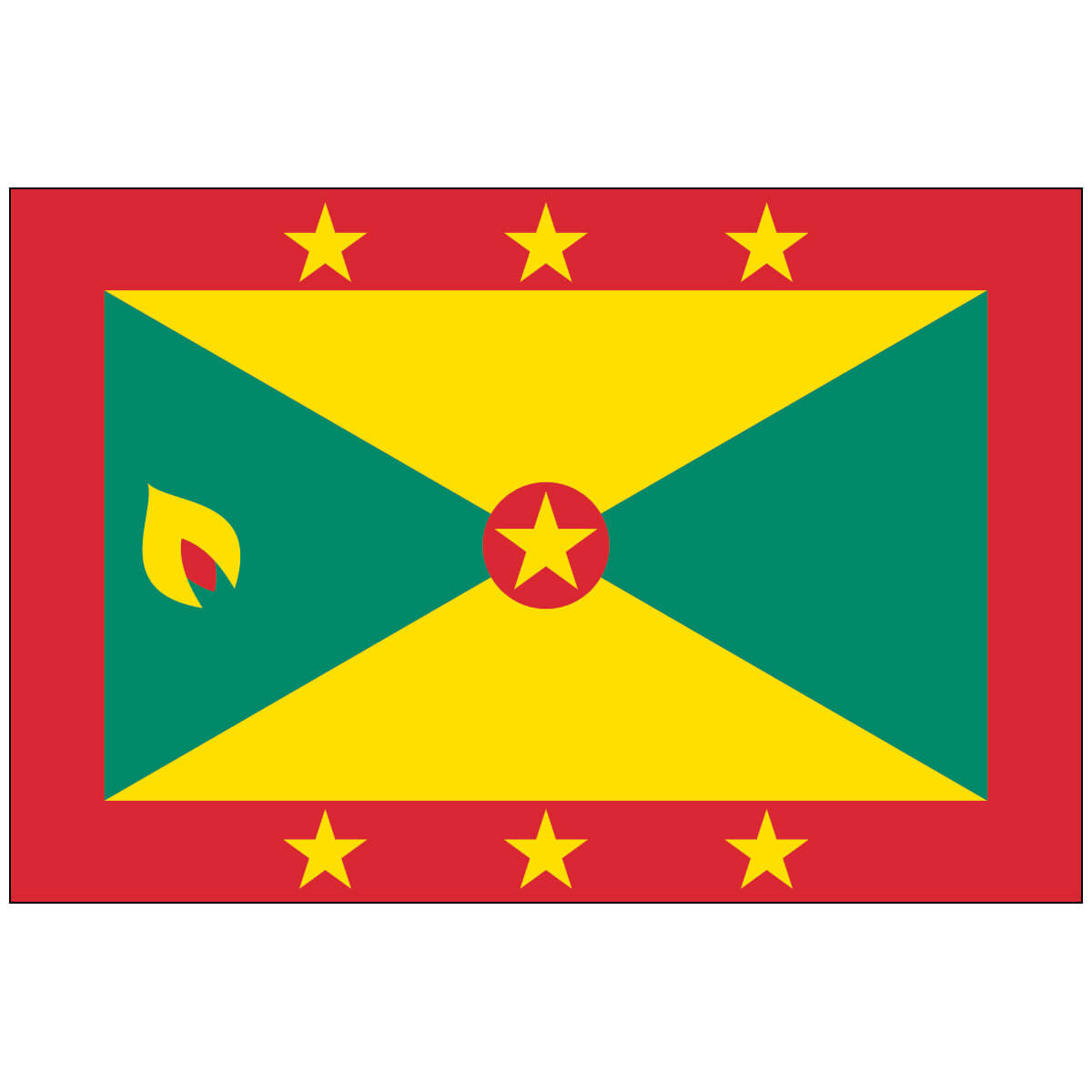 Nylon Grenada Flag