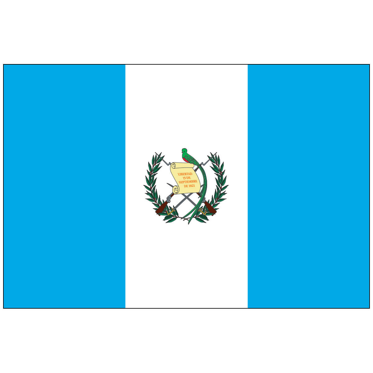 Nylon Guatemala w/Seal Flag