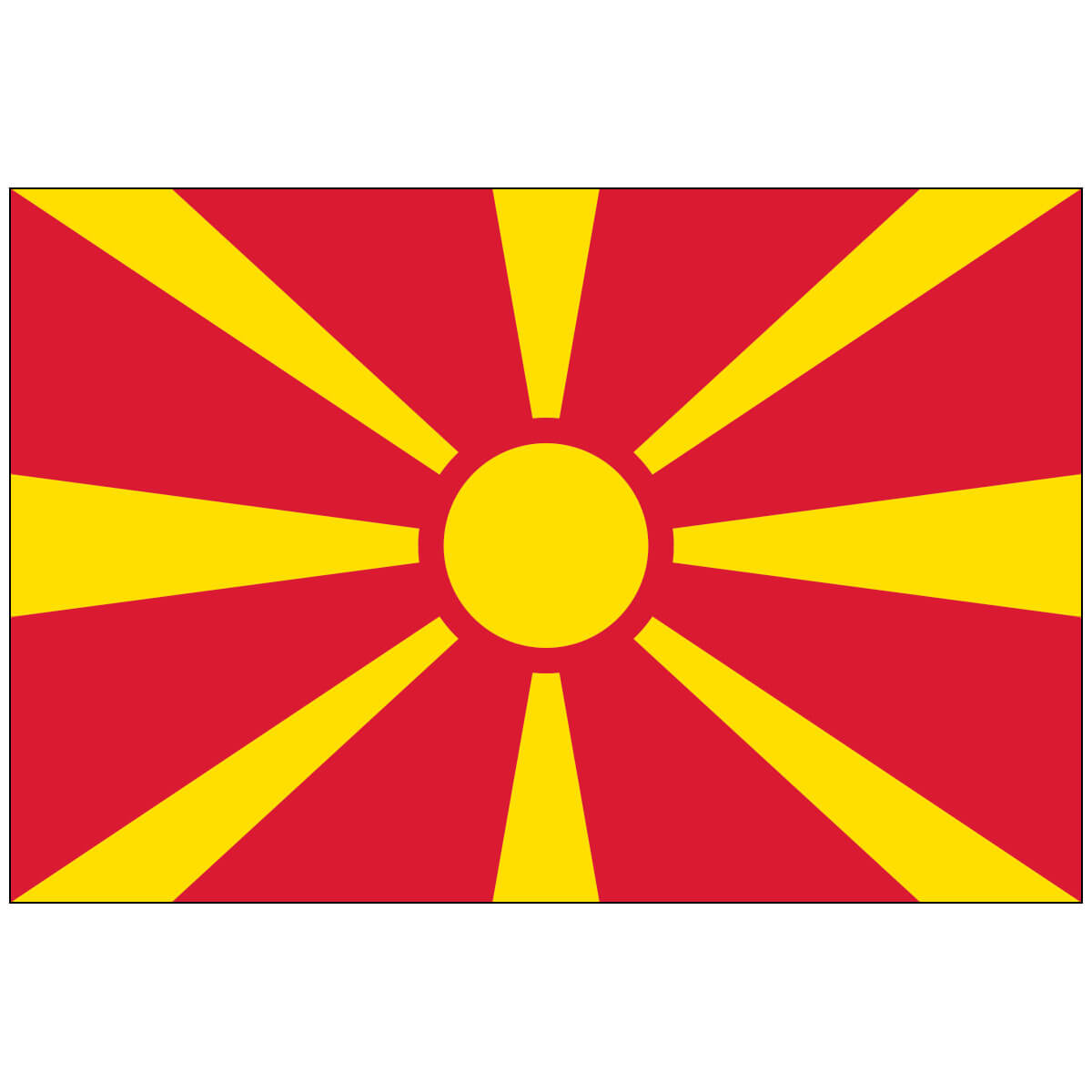 Nylon Macedonia Flag