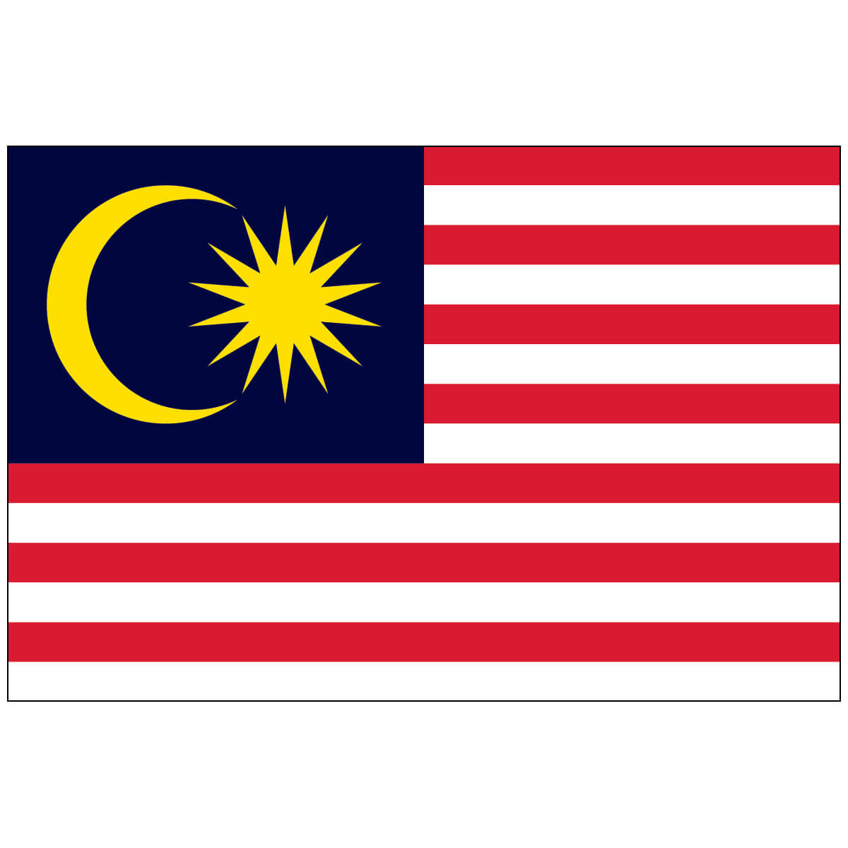 Nylon Malaysia Flag