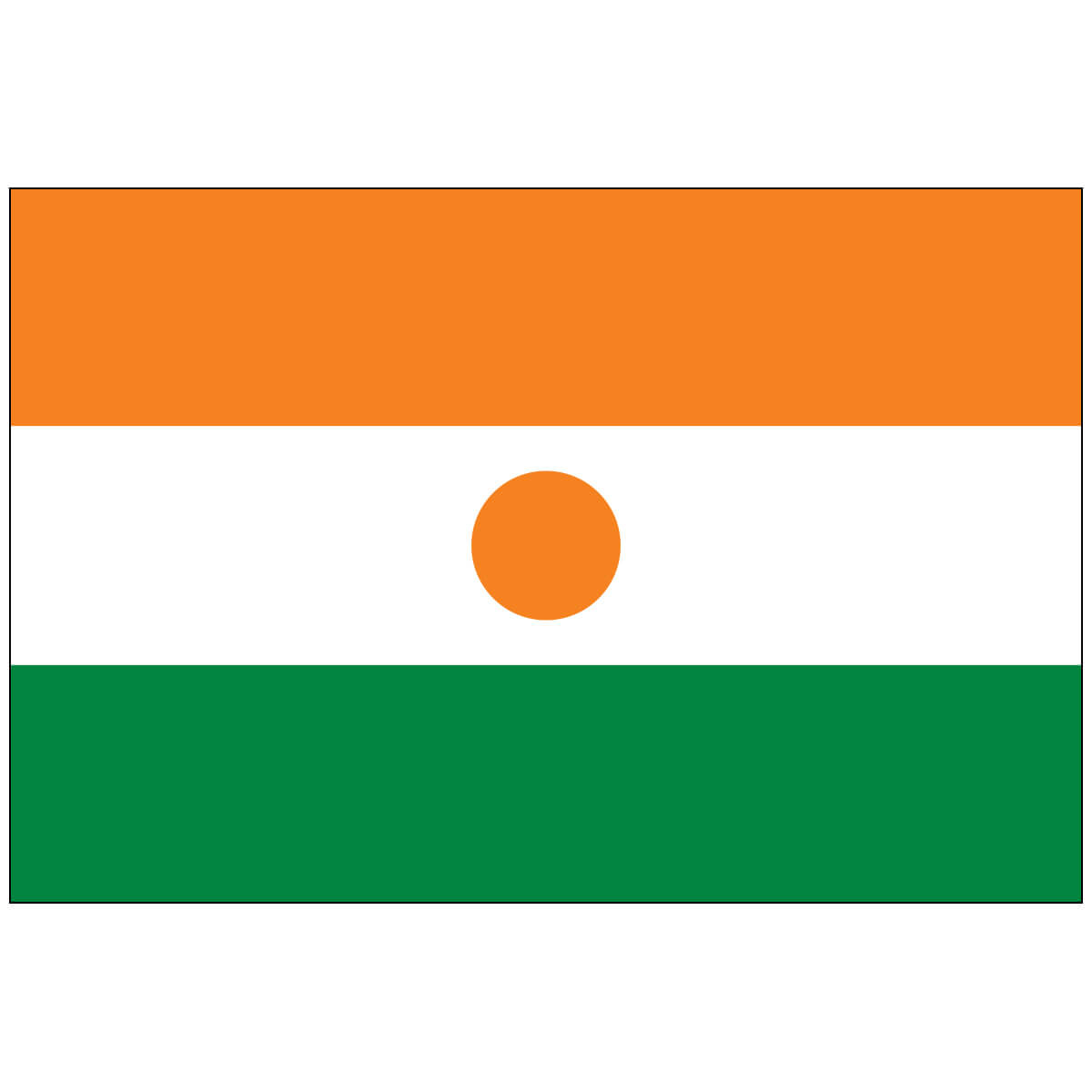 Nylon Niger Flag