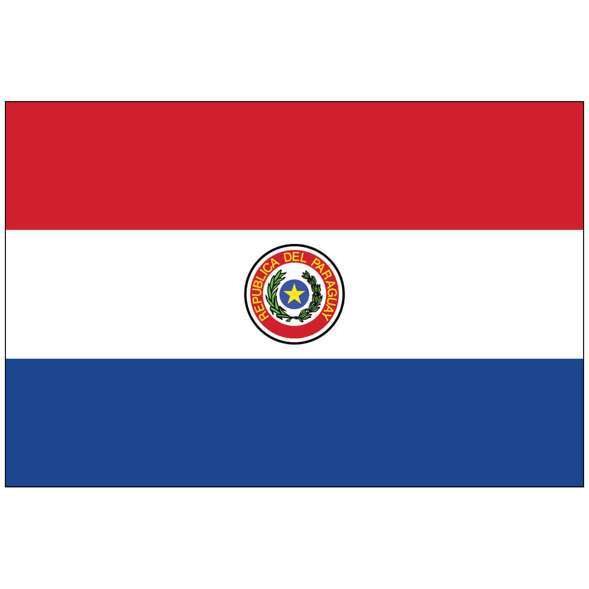 Nylon Paraguay Flag