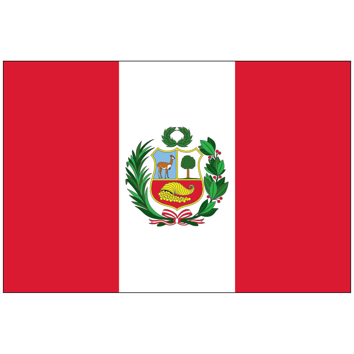 Nylon Peru w/Seal Flag