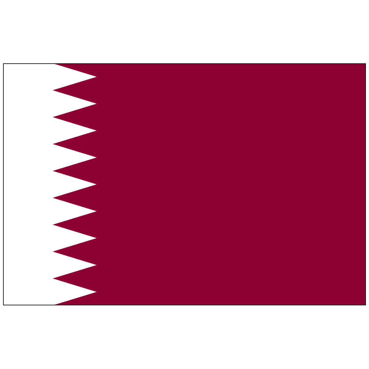 Nylon Qatar Flag