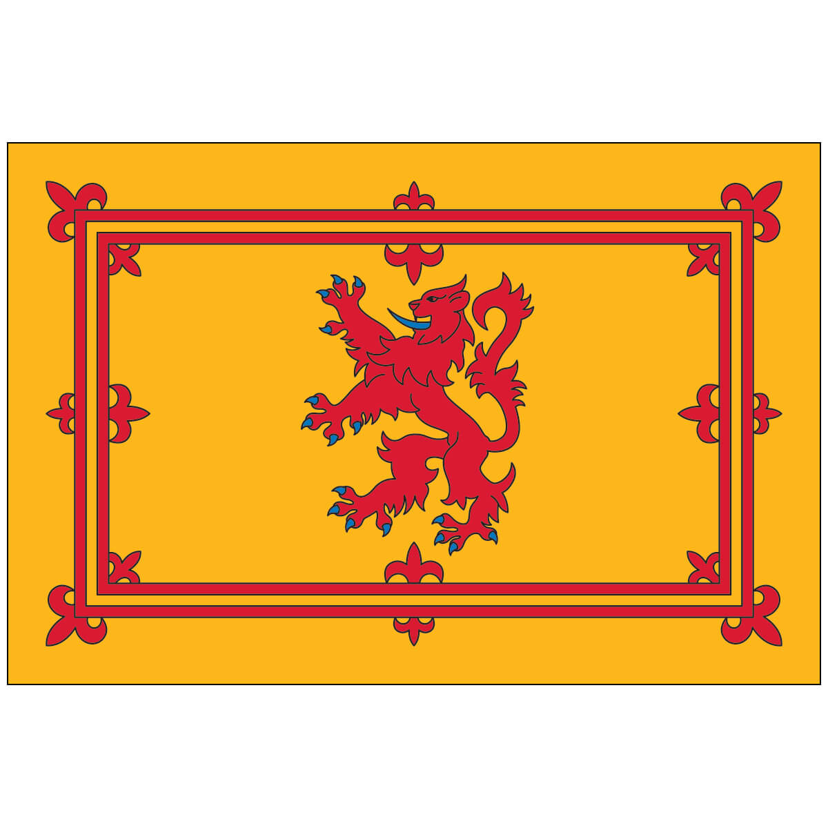 Nylon Scotland w/Lion Flag