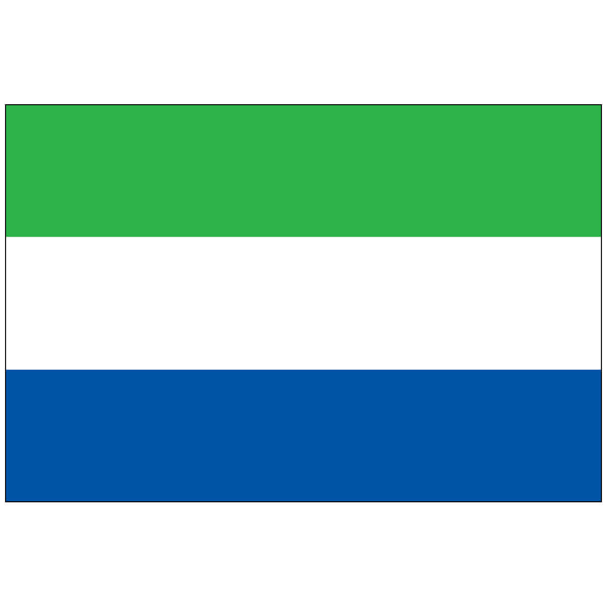 Nylon Sierra Leone Flag