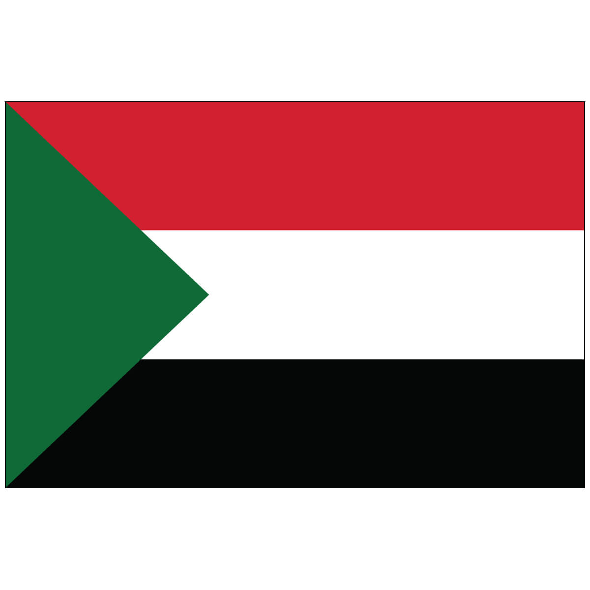 Nylon Sudan Flag