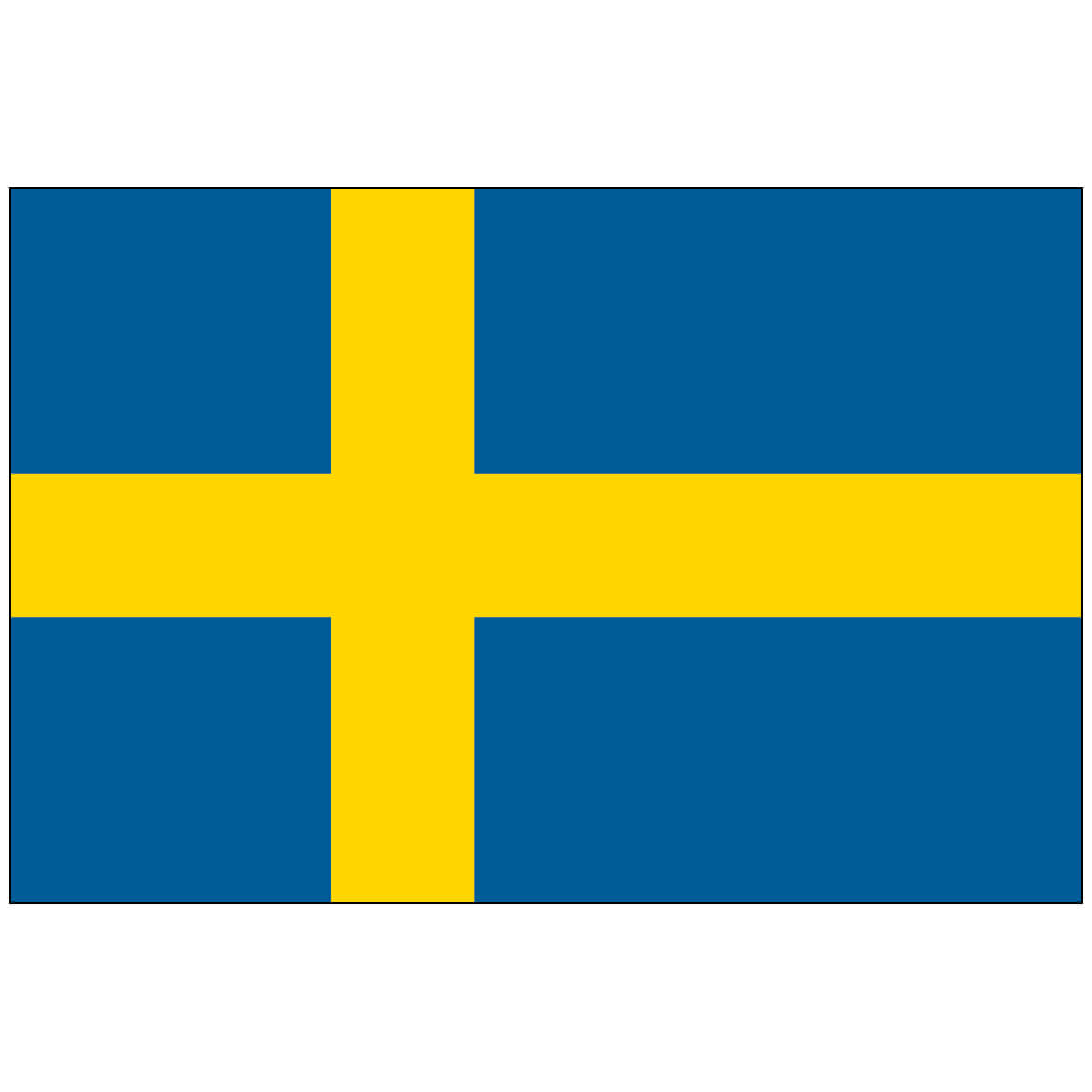 Nylon Sweden Flag