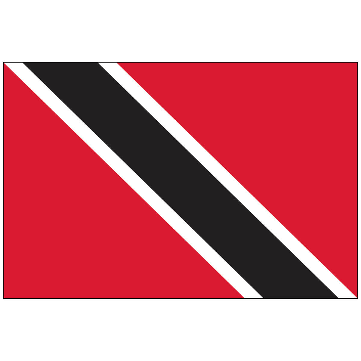 Nylon Trinidad & Tobago Flag