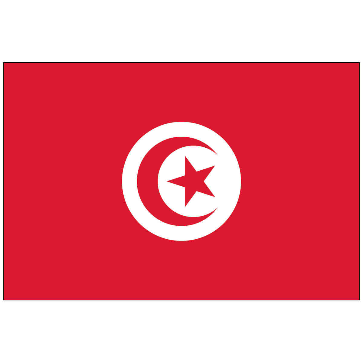 Nylon Tunisia Flag