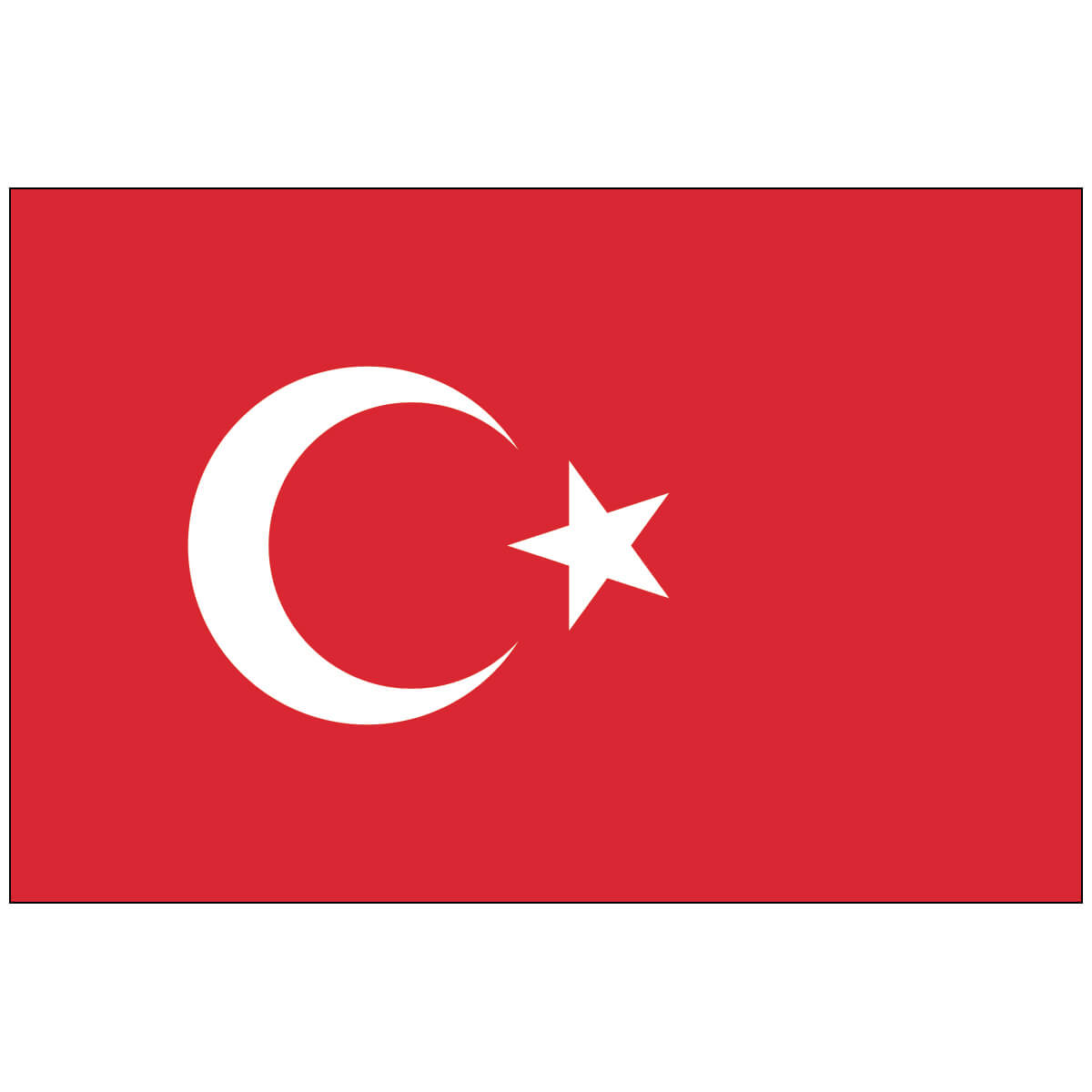 Nylon Turkey Flag