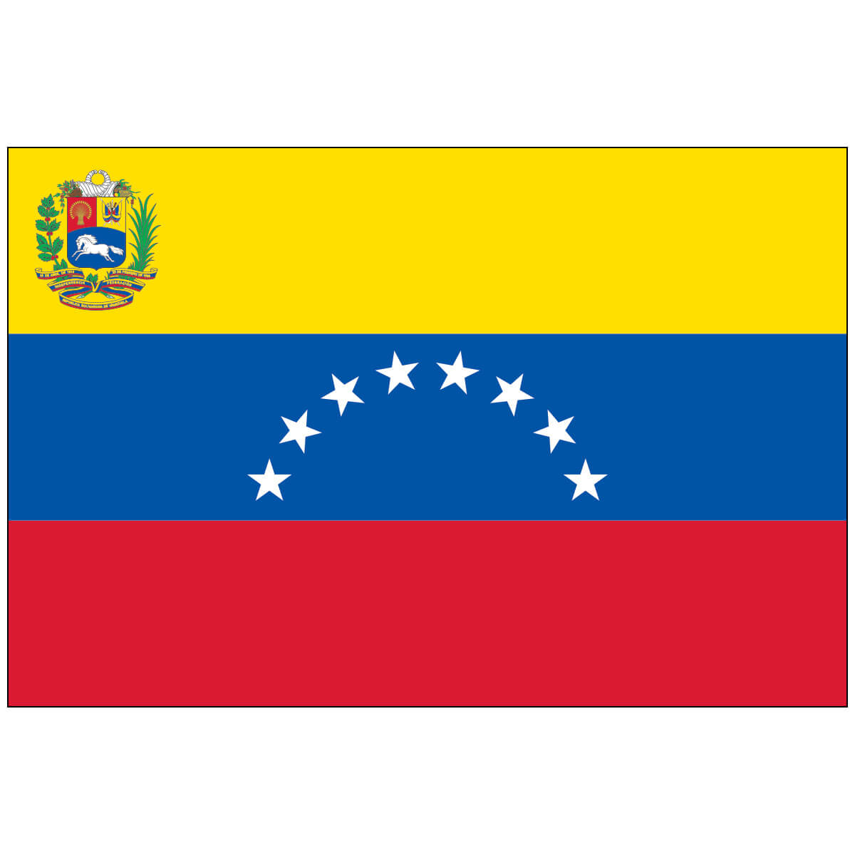 Nylon Venezuela w/Seal Flag