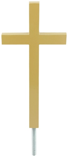 Plain Aluminum Cross